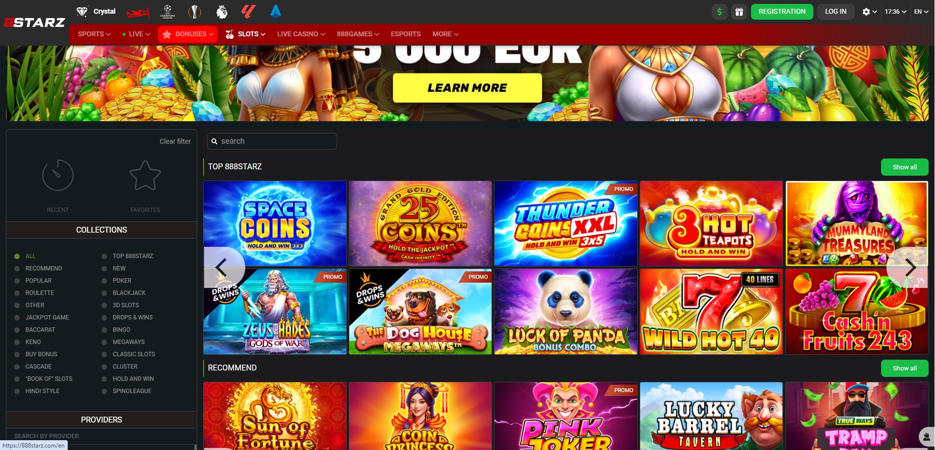 slots 888starz